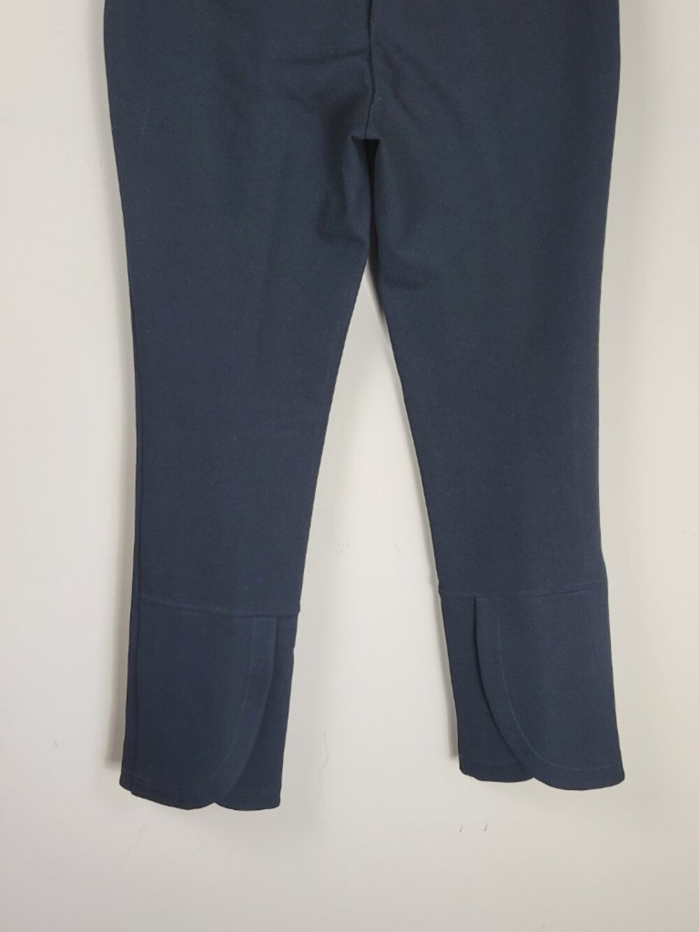 Anthropologie Essential Trouser Pants Black Tulip Hem Slim Ankle Size 4 - Picture 5 of 11